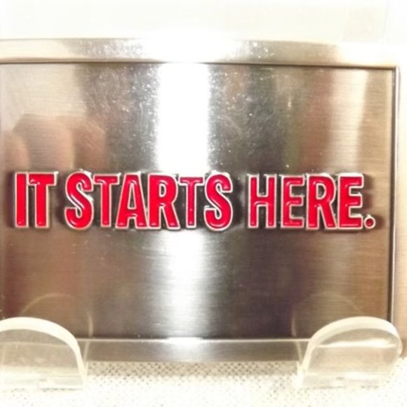 Vintage Molson Canadian Belt Buckle It Starts Here - Picture 2 of 7
